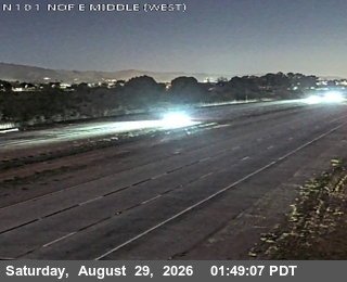 TVB46 -- US-101 : South Of Tenant Avenue live camera view
