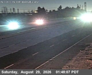 TVB49 -- US-101 : North Of Bailey Avenue live camera view