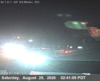TVC12 -- US-101 : Bernal Road live camera view
