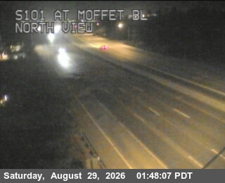 TVC28 -- US-101 : At Moffett Blvd live camera view