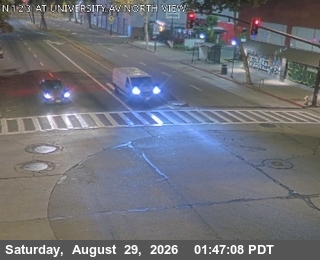 T253N -- SR-123 : University Avenue - Looking North live camera view