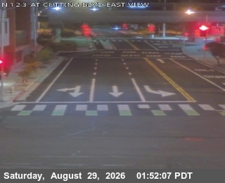 T260E -- SR-123 : Cutting Blvd - Looking East live camera view