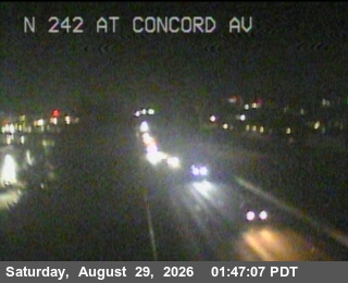 TV826 -- SR-242 : AT CONCORD AV live camera view