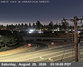 TVB89 -- I-280 : Saratoga Onramp live camera view