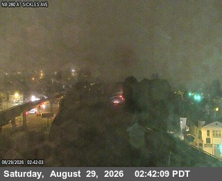 TV323 -- I-280 : At Sickles Av live camera view