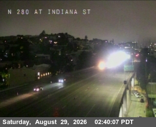 TV314 -- I-280 : At Indiana St live camera view