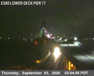 I-580 : Lower Deck Pier 77 live camera view