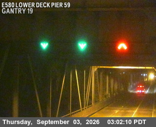I-580 : Lower Deck Pier 59 live camera view
