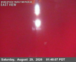 TVR03 -- I-580 : Upper Deck Truss Tower Pier 48 live camera view