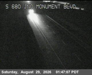 TV818 -- I-680 : North Of Monument Blvd live camera view