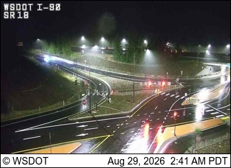 I-90 at MP 25.68: SR 18 Interchange live camera view
