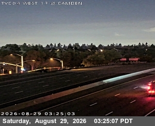 TVC04 -- SR-17 : Camden Av live camera view