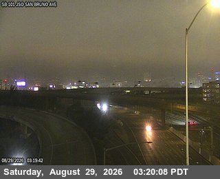 TV409 -- US-101 : San Bruno Avenue live camera view