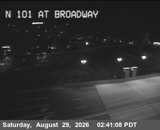TV414 -- US-101 : N101 at Broadway live camera view