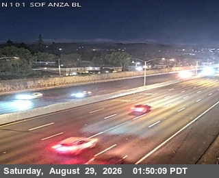TV415 -- US-101 : N101 JSO Anza Blvd live camera view