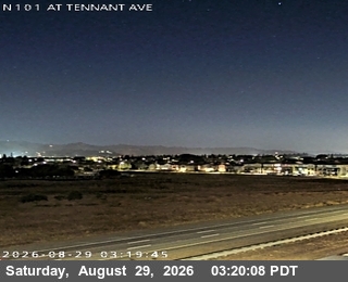 TV906 -- US-101 : N101 at Tennant Av live camera view
