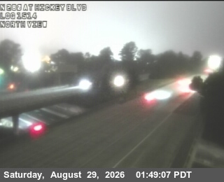 TVB83 -- I-280 : N280 Hickey BD NB Loop OnRamp live camera view