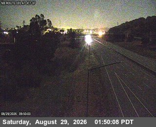 TVE87 -- US-101 : N101 at JCT 37 live camera view