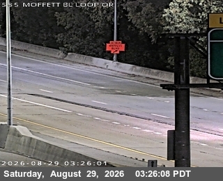 TVC93 -- SR-85 : S85 at Moffet Blvd live camera view