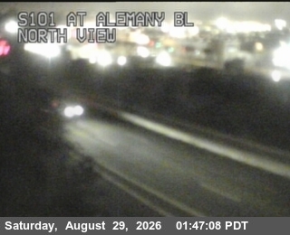 TV308 -- US-101 : At Alemany Bl live camera view