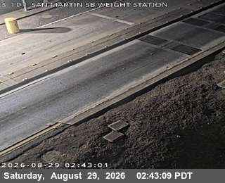 TVB66 -- US-101 : SAN MARTIN WEIGHT STATION live camera view