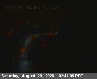 TV311 -- US-101 : At Hospital Curve live camera view