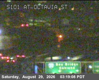 TV301 -- US-101 : At Octavia St live camera view