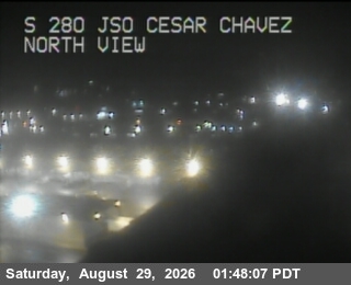 TV326 -- I-280 : Just south of Cesar Chavez live camera view