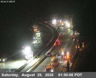 TV313 -- US-101 : At 23rd St live camera view
