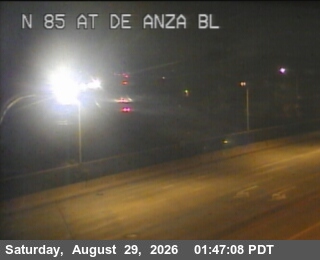 TV918 -- SR-85 : De Anza Boulevard live camera view