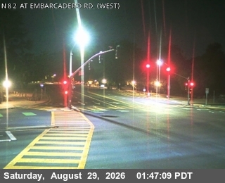 T028W -- SR-82 : Embarcadero live camera view