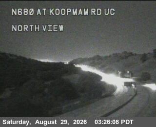 TVA05 -- I-680 : AT KOOPMAN RD UC live camera view