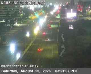 TVB19 -- I-880 : AT HEGENBERGER RD live camera view
